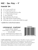 Cottonwood Creations Here Kitty Pattern