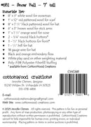 Cottonwood Creations Snow Bell Pattern