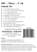 Cottonwood Creations Flurry Pattern