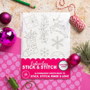 Christmas Cheer Stick And Stitch Embroidery Pack
