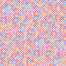 Maywood Studio Bloom Bright Orange Multi Mosaic Fabric