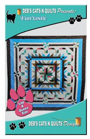 Deb's Cats And Quilts Fun'tastic Quilt Pattern ONLINE PURCHASE ONLY