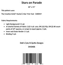 Deb's Cats And Quilts Stars On Parade Pattern