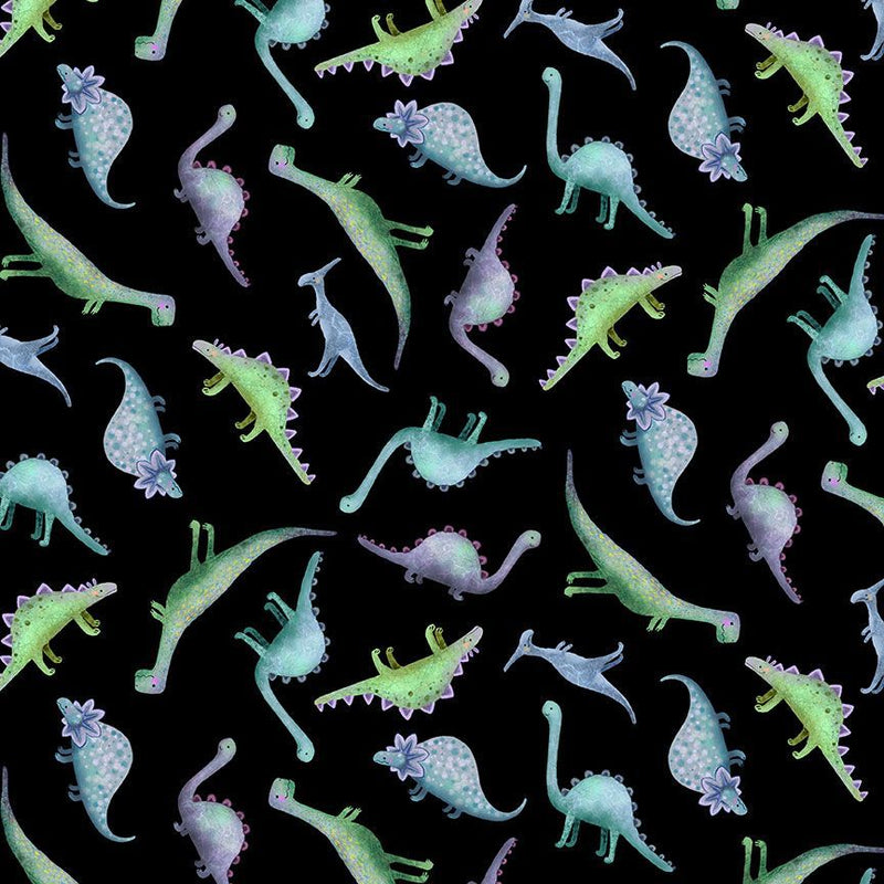 Timeless Treasures Tossed Dinosaurs Fabric