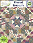 Lavender Lime Pieced Treasure Pattern