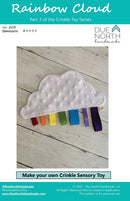 Rainbow Cloud Crinkle Toy Pattern