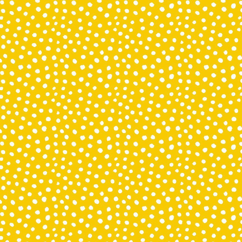 Timeless Treasures Advice From A Sunflower Yellow Spots Fabric