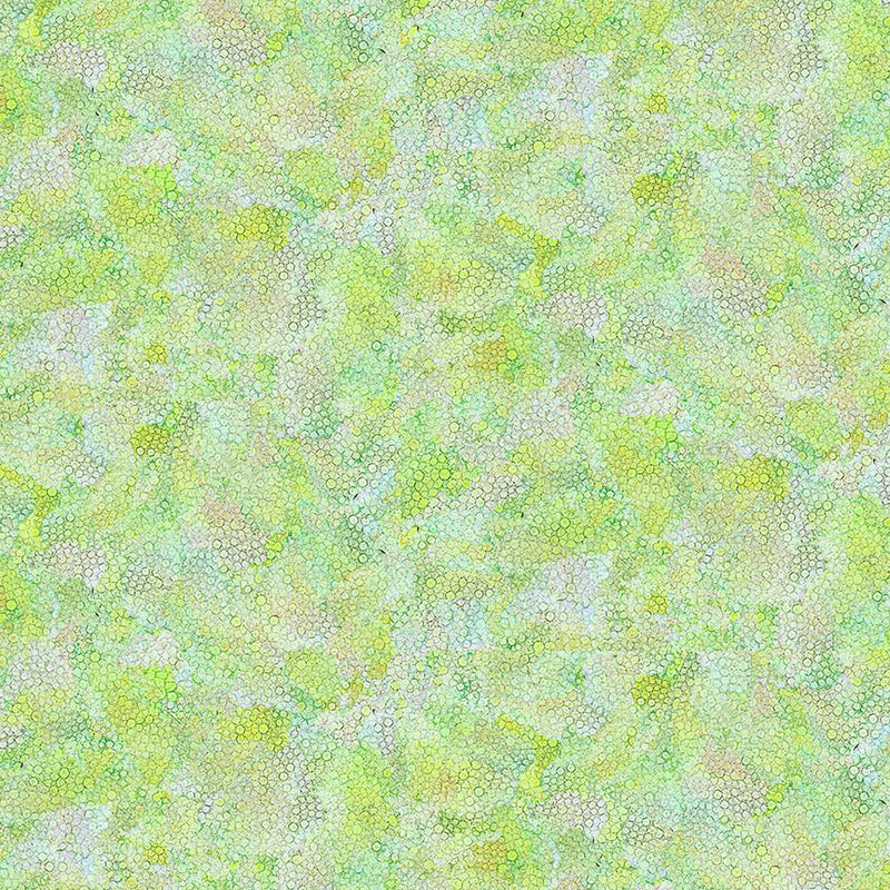 Timeless Treasure Dragonfly Illusions Bubble Texture Green Fabric