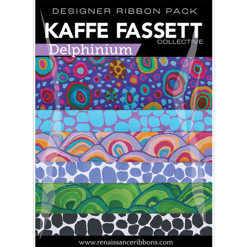 Kaffe Fassett Delphinium Designer Ribbon Pack