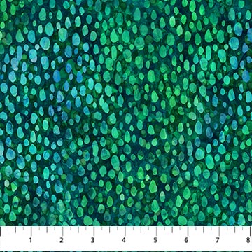 Northcott Allure Peaditty Green Fabric