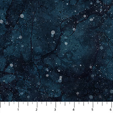 Northcott Highland View Texture 3 Dark Blue Fabric