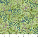 Northcott Nightshade Tossed Leaf Green Fabric