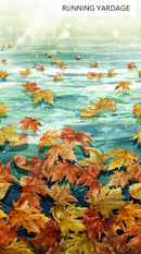 Northcott Autumn Breeze Ombre Teal Multi Fabric