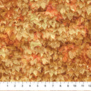 Northcott Autumn Breeze Layered Leaves Light Rust Fabric