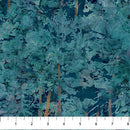 Northcott Fox Den Trees Teal Fabric