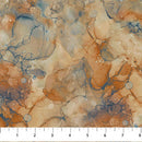 Northcott Fox Den Marble Texture Rust Fabric