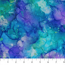 Northcott Coral Reef Texture Turquoise Fabric