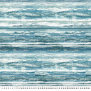 Northcott Smooth Sailing Stripe Dark Blue Multi Fabric