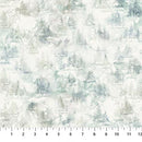 Northcott Altitude Mini Trees Off White Blue Fabric