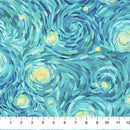 Northcott Starry Night Night Sky Teal Multi Fabric