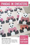 Pandas in Sweaters Pattern By Elizabeth Hartman