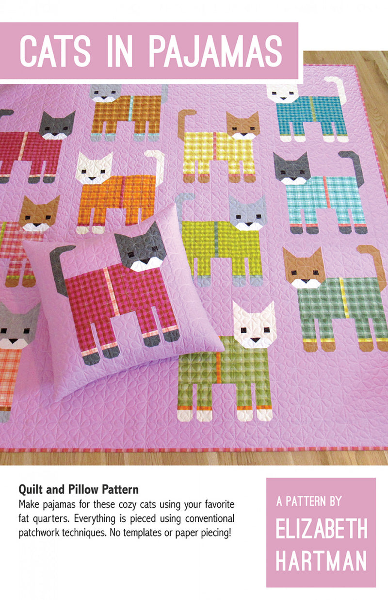 Elizabeth Hartman Cats In Pajamas Quilt Pattern