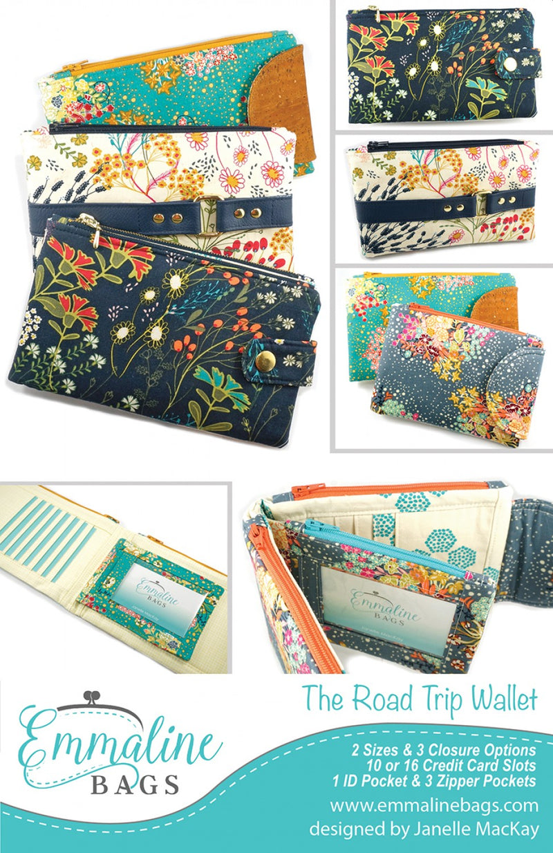 Emmaline Bags The Road Trip Wallet Pattern