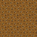 Marcus Fabrics Sweet Flower Gold Flannel Fabric