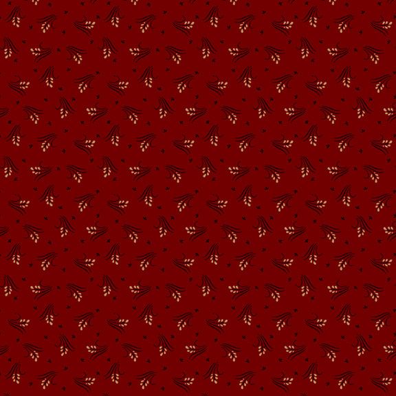 Marcus Fabrics Tiny Berries Red Flannel Fabric