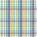 Riley Blake Love You To The Moon Plaid Blue Flannel Fabric
