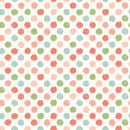 Riley Blake Love You To The Moon Dots White Flannel Fabric