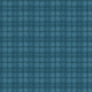 Maywood Studio Woolies Plaid Turquoise Flannel Fabric