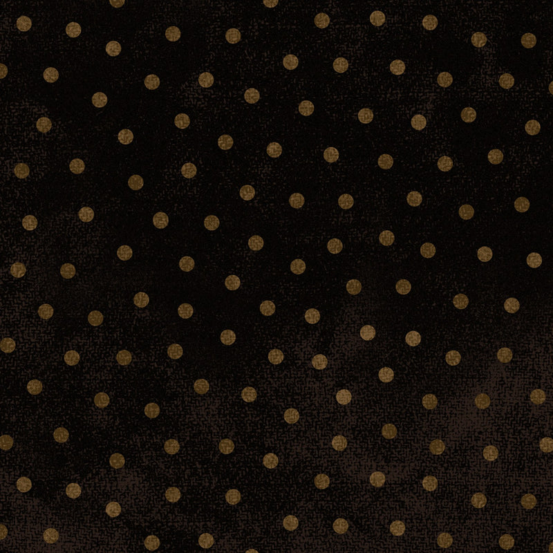 Maywood Studio Woolies Black Polka Dot Flannel Fabric