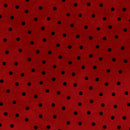 Maywood Studio Woolies Red Polka Dot Flannel Fabric