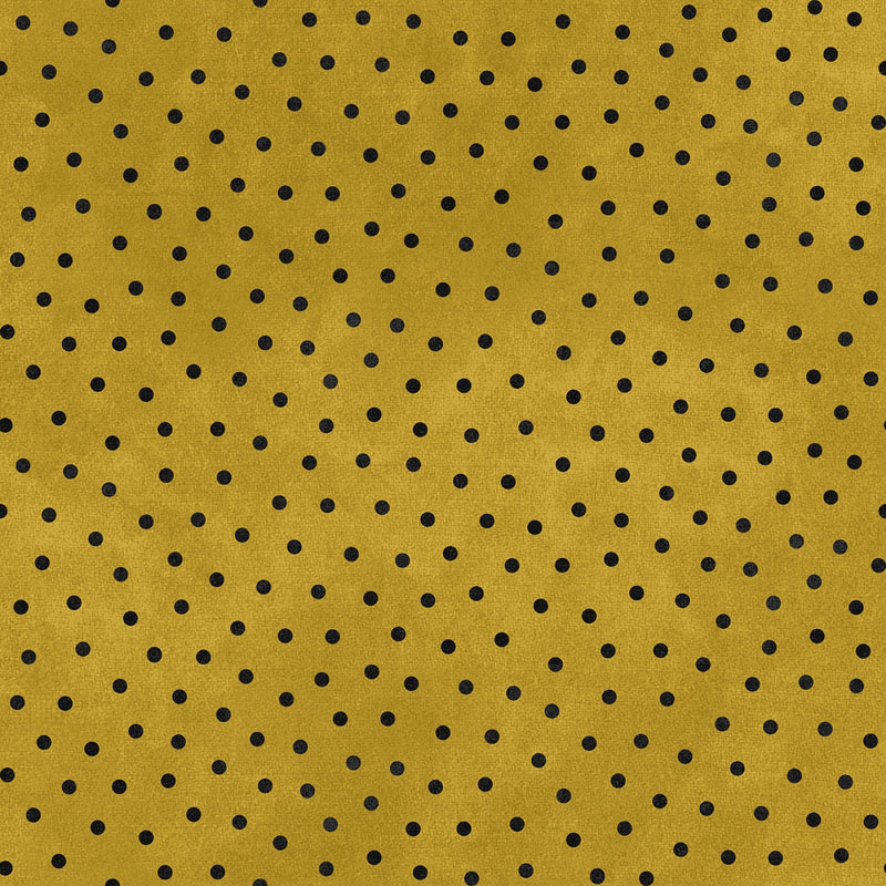 Maywood Studio Woolies Yellow Polka Dot Flannel Fabric