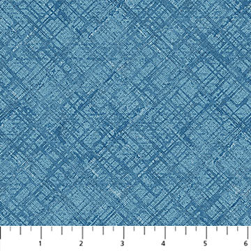 Northcott Dots And Dashes Texture Denim Flannel Fabric