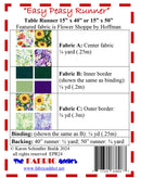The Fabric Addict Easy Peasy Table Runner Pattern