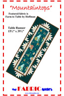 Fabric Cafe Mountaintops Table Runner Pattern