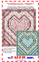 The Fabric Addict Watercolor Heart Pattern