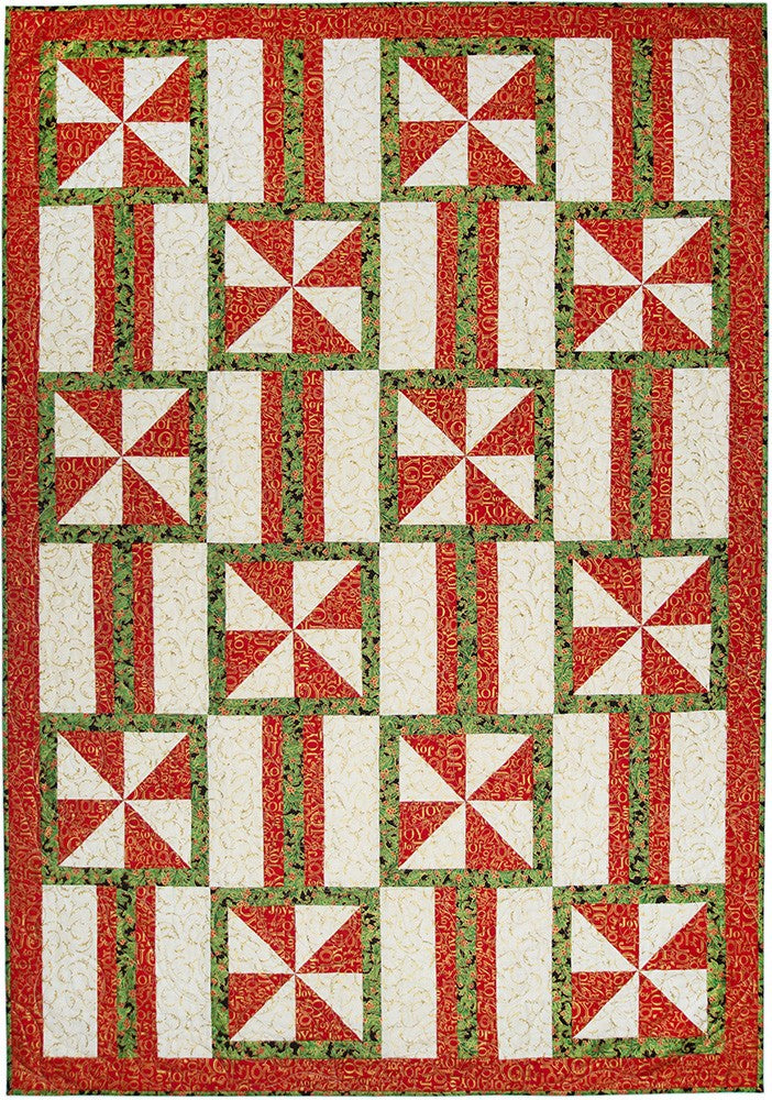 Fabric Cafe Make It Christmas With 3 Yard Quilts Pattern Book