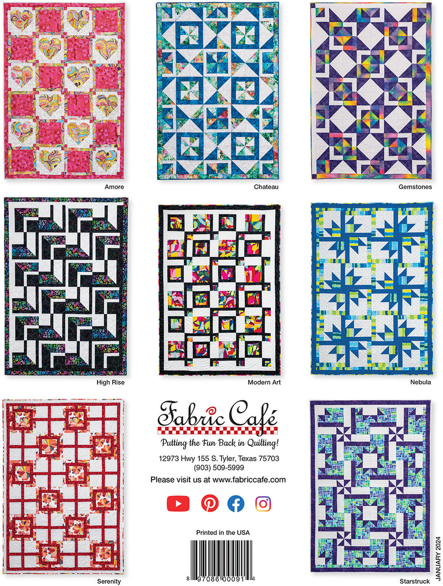 Radiant 3-Yard Quilt Pattern – Fabric Café Radiant 3-Yard Quilt Pattern – Fabric Café
