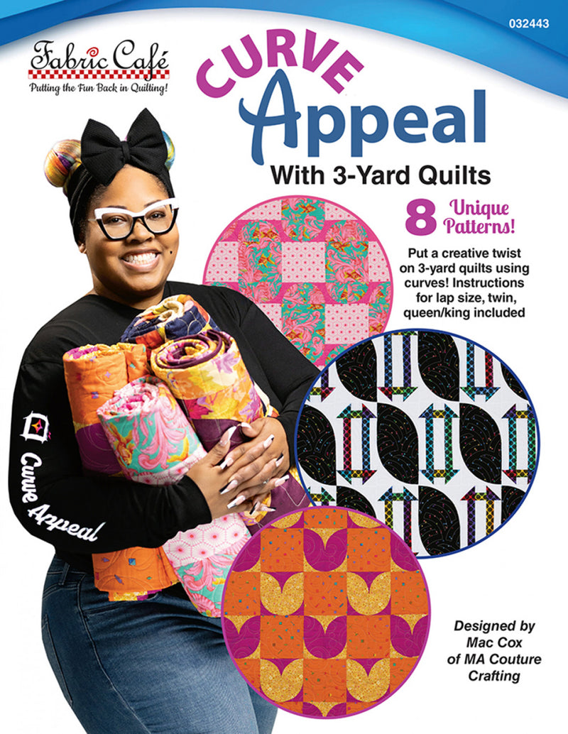 Fabric Cafe Curve Appeal With 3 Yard Quilts Pattern Book