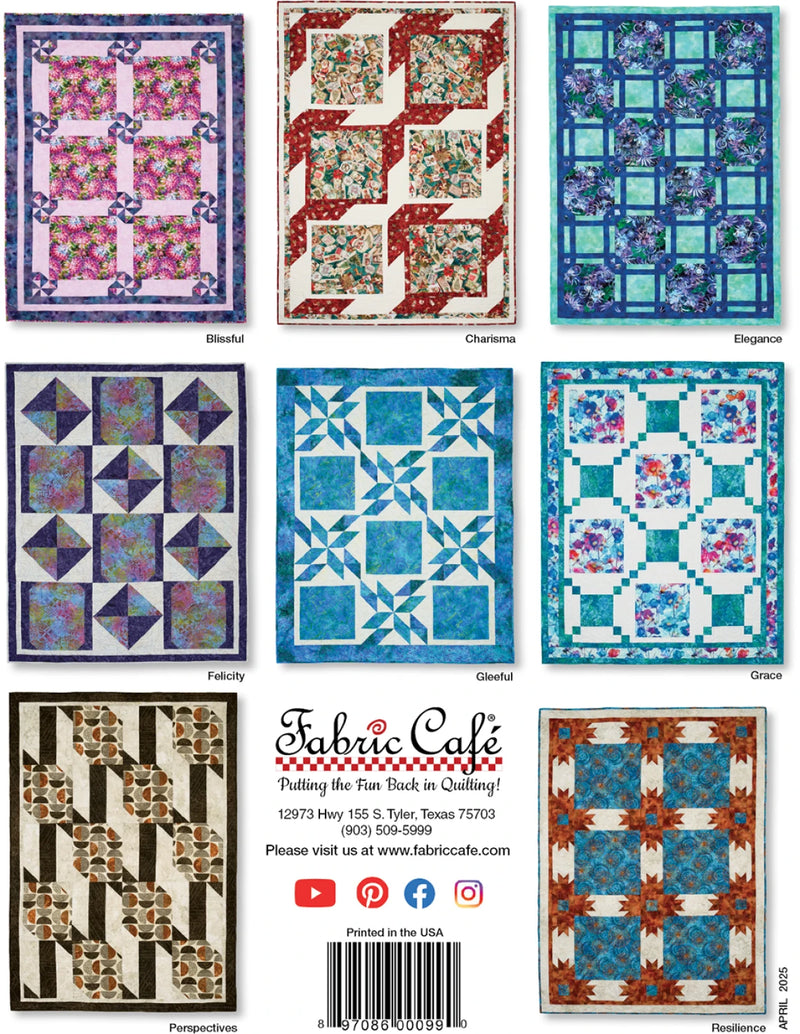Fabric Cafe Big Block 3 Yard Quilt Book