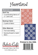 Fabric Cafe Heartland Quilt Pattern