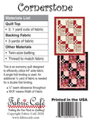 Fabric Cafe Cornerstone Quilt Pattern
