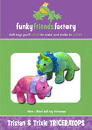 Funky Friends Factory Tristan And Trixie Triceratops Pattern