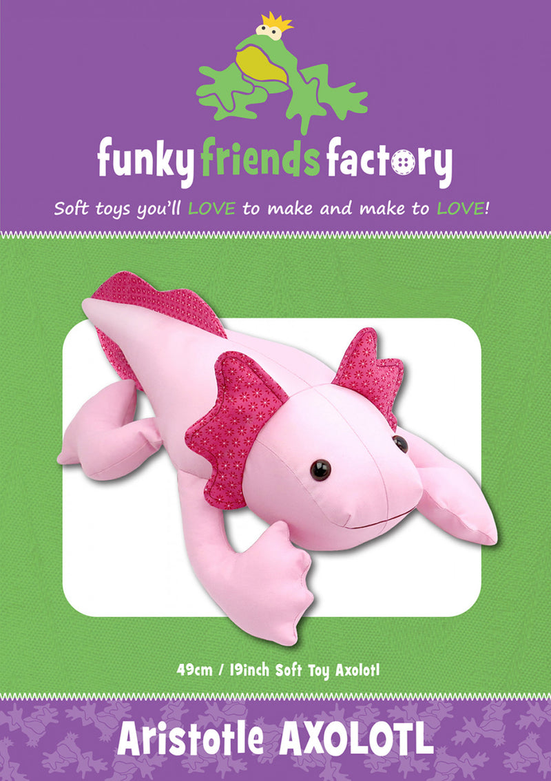 Funky Friends Factory Aristotle Axolotl Pattern