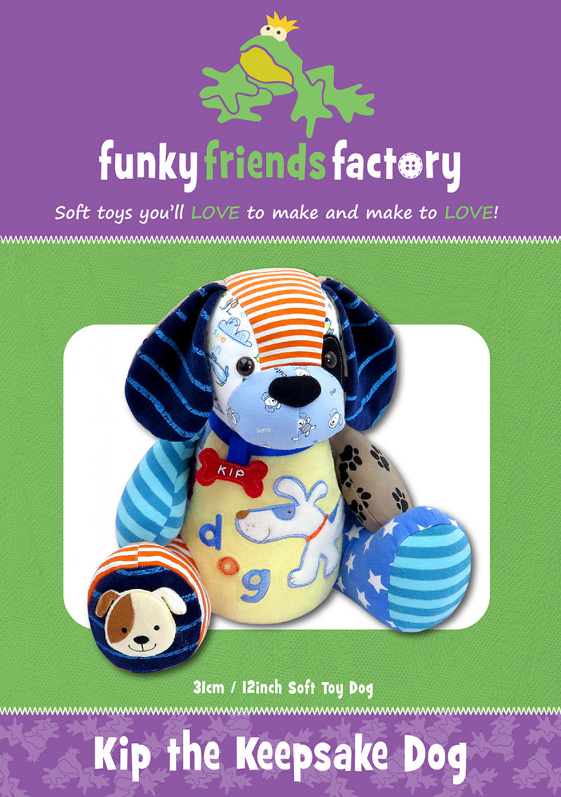 Funky Friends Factory Kip The Keepsake Dog Pattern