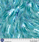 P & B Textiles Fluidity III Teal Wide Back Fabric