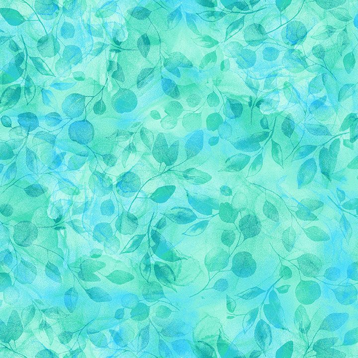 Timeless Treasures Bellagio Leaves Green Fabric